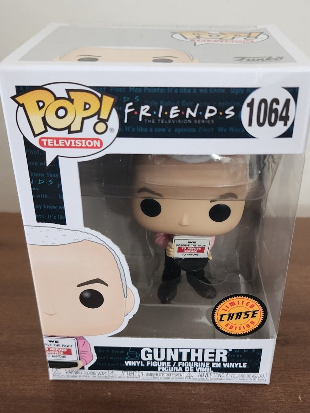 Funko Pop Friends Gunther # 1064 (Chase)